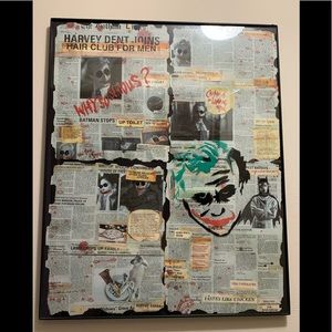 Custom artwork THE DARK KNIGHT JOKER Gotham Times